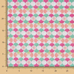 Geometrisches Patchwork Fuchsia - Ribes y Casals
