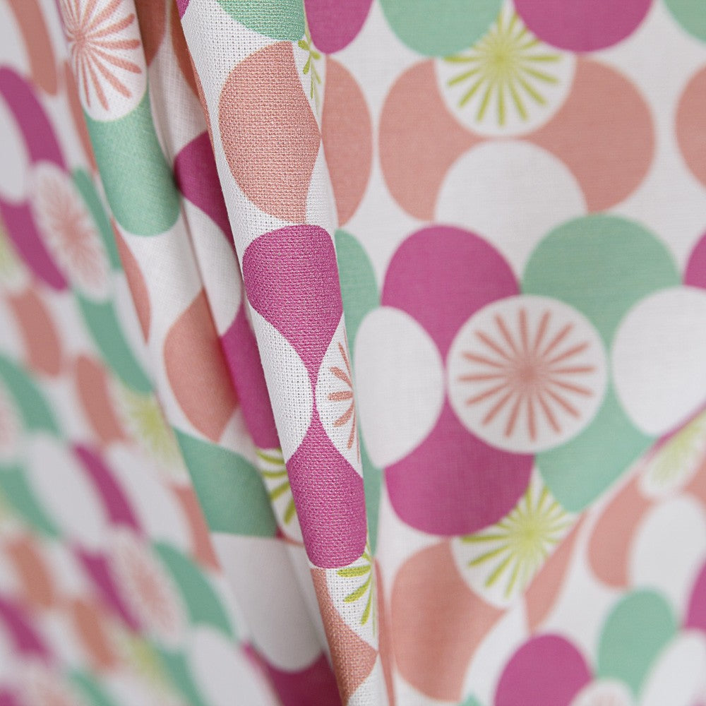 Geometrisches Patchwork Fuchsia - Ribes y Casals