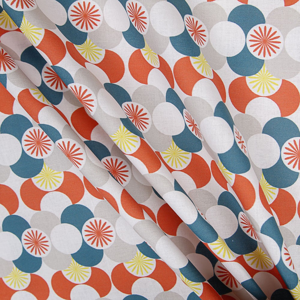Orange Geometrisches Patchwork - Ribes y Casals