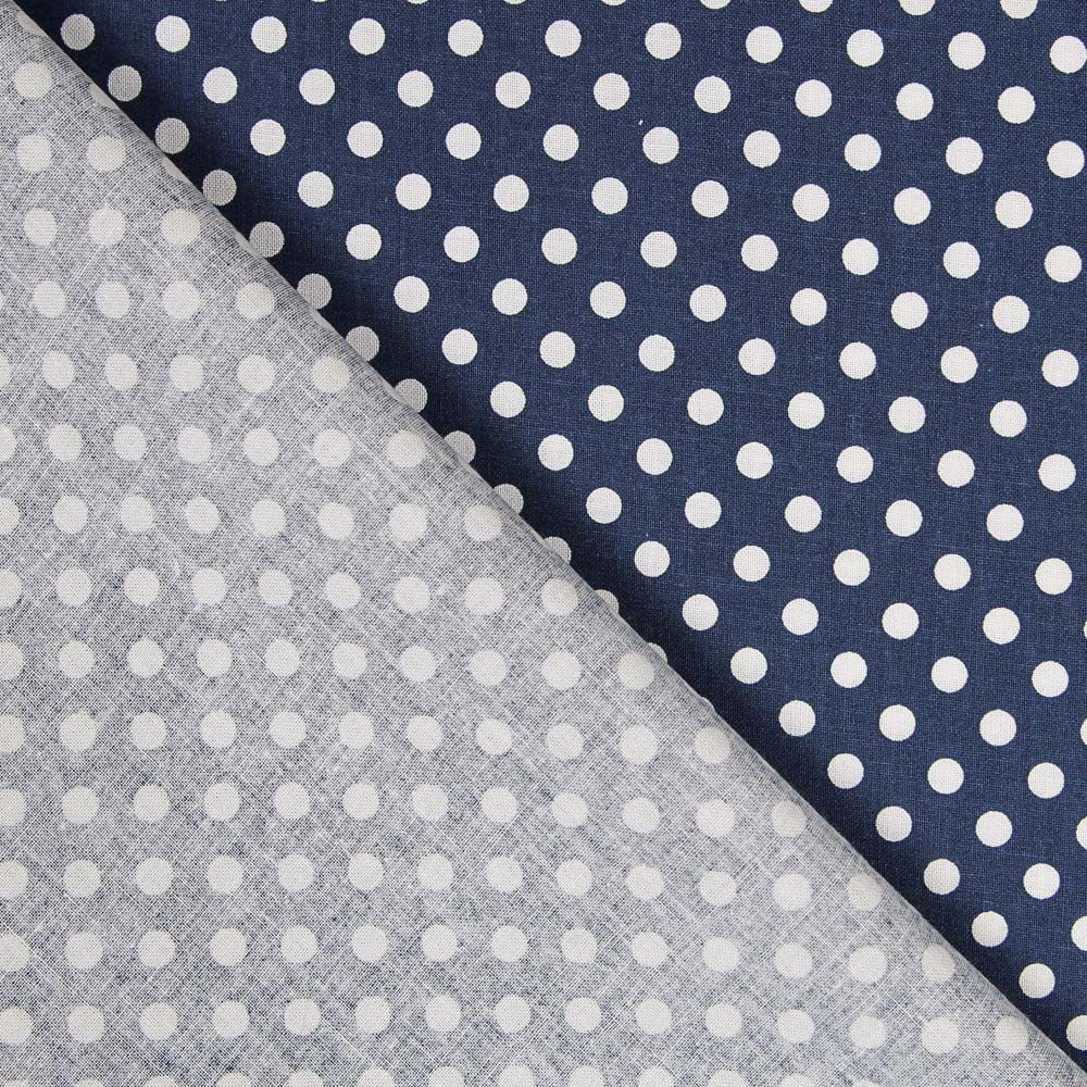 Patchwork Tupfen Blau 5mm - Ribes y Casals