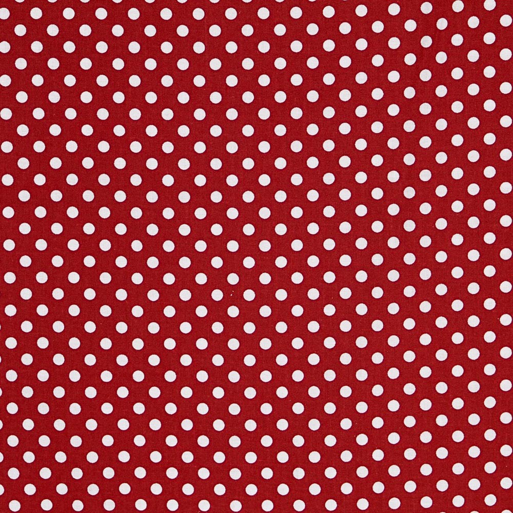 Patchwork Tupfen Rot 5mm - Ribes y Casals