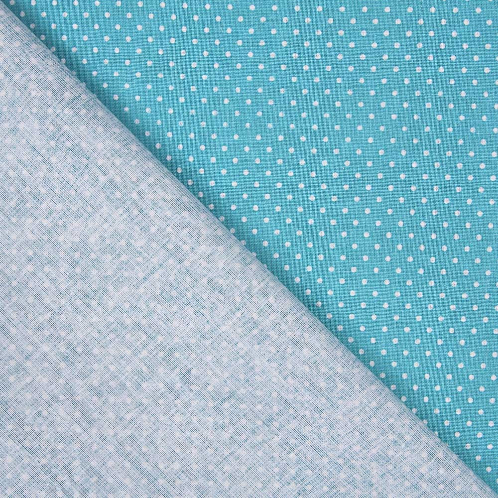 Patchwork Tupfen Türkis 5mm - Ribes y Casals