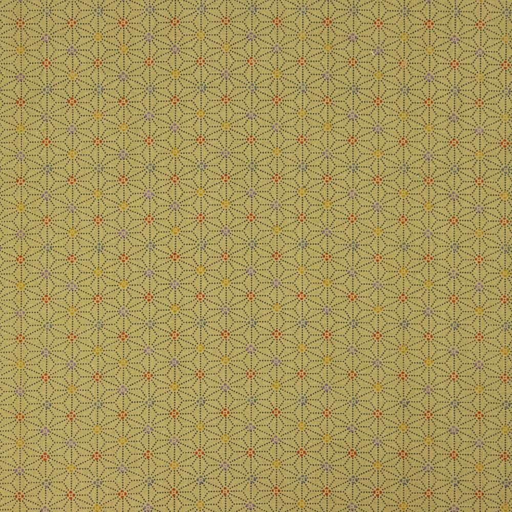 Patchwork Baumwolle 3D Goldene Sterne - Ribes y Casals