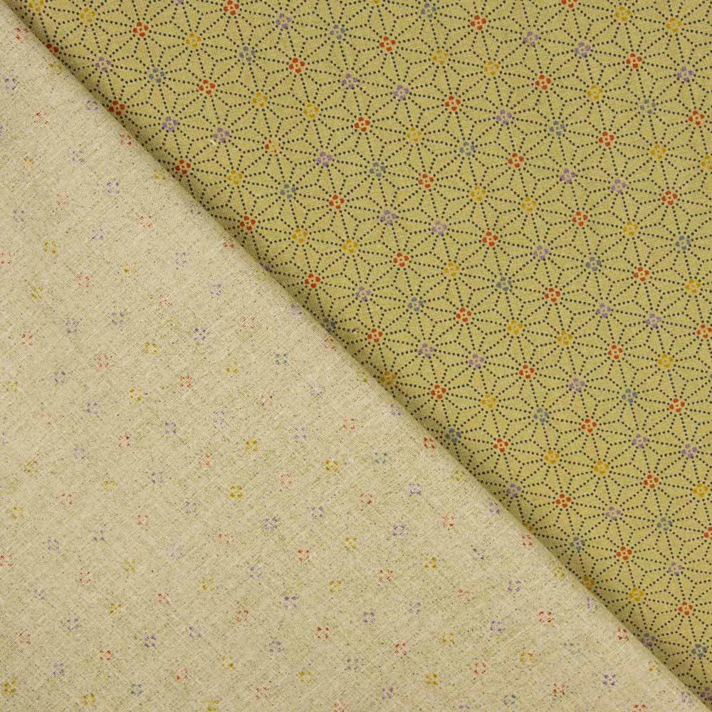 Patchwork Baumwolle 3D Goldene Sterne - Ribes y Casals