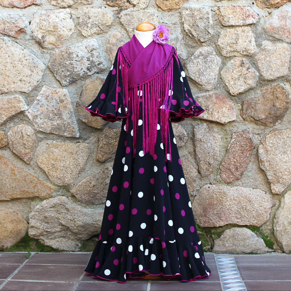 Rociero Girl Dress Schnittmuster - Ribes y Casals