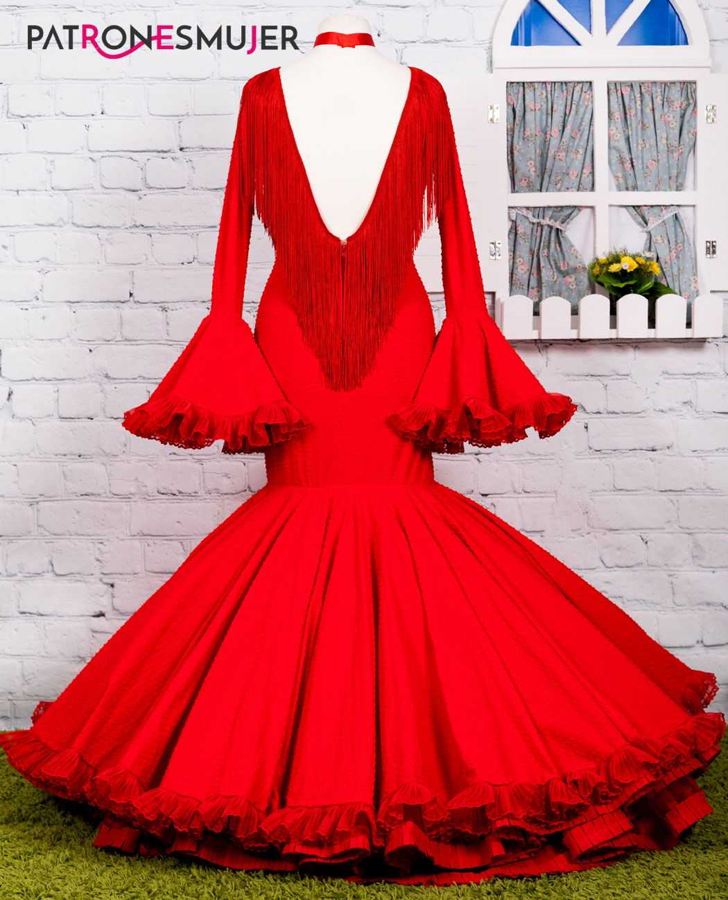Flamenco Nelkenmuster für Erwachsene - Ribes y Casals