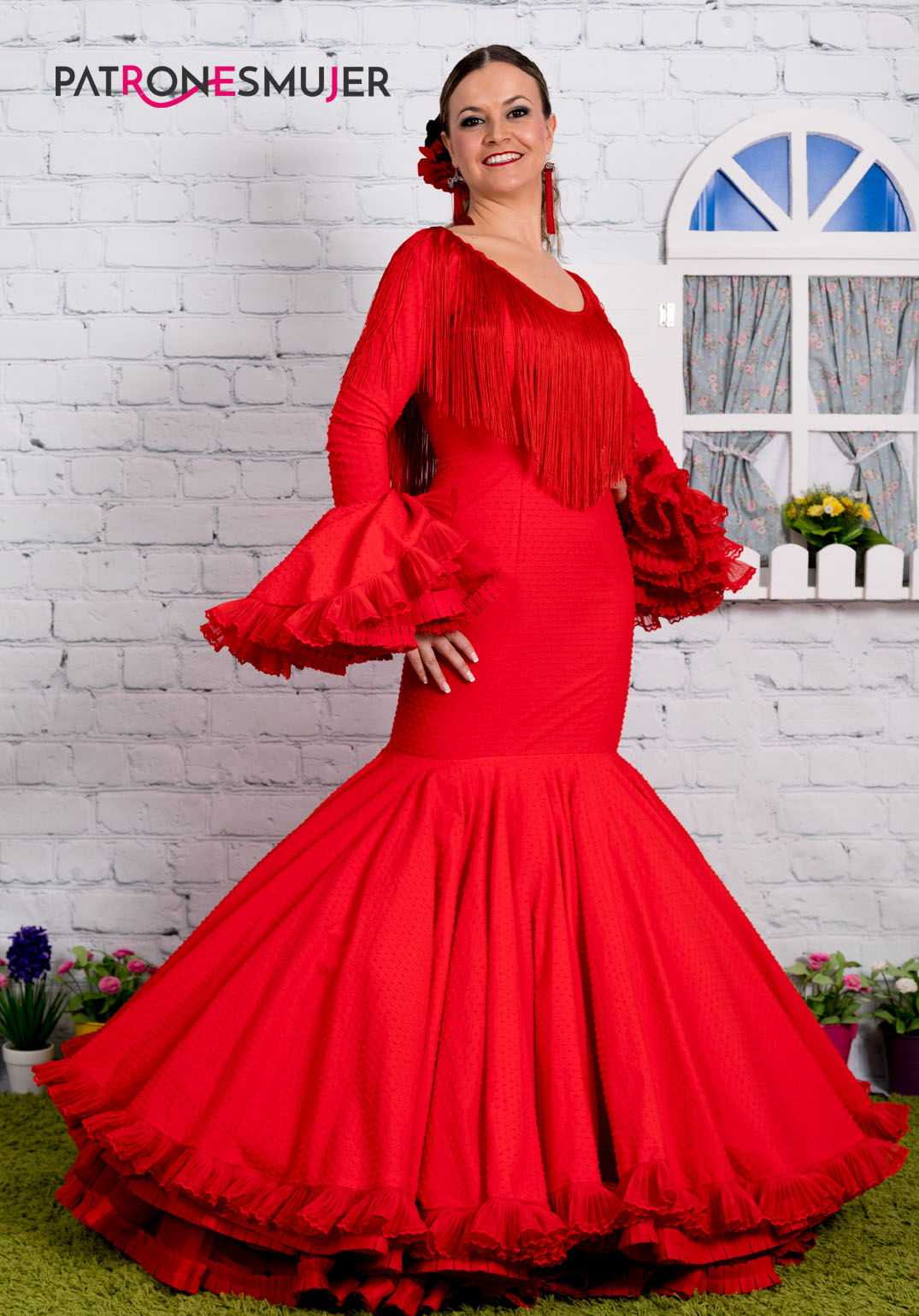Flamenco Nelkenmuster für Erwachsene - Ribes y Casals