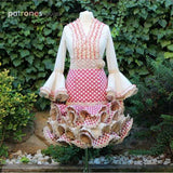 Flamenco Flamenco-Muster Erwachsene kurz - Ribes y Casals