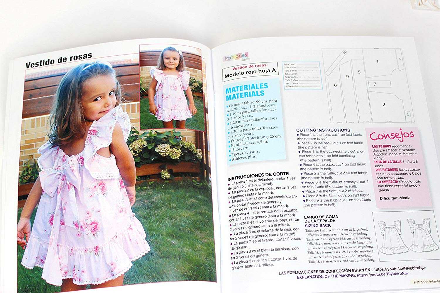Kindermode-Muster nº1 - Ribes y Casals