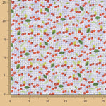 Helles Vichy Kirschbaum-Patchwork Patchwork-Stoff - Breite 115 cm - Ribes y Casals