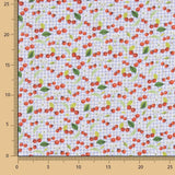 Helles Vichy Kirschbaum-Patchwork Patchwork-Stoff - Breite 115 cm - Ribes y Casals