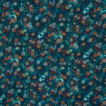 Patchwork Baumwolle Korallen Dunkelblau - Ribes y Casals