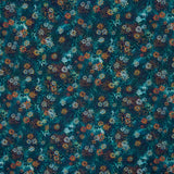 Patchwork Baumwolle Korallen Dunkelblau - Ribes y Casals