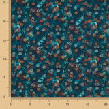 Patchwork Baumwolle Korallen Dunkelblau - Ribes y Casals