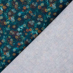 Patchwork Baumwolle Korallen Dunkelblau - Ribes y Casals