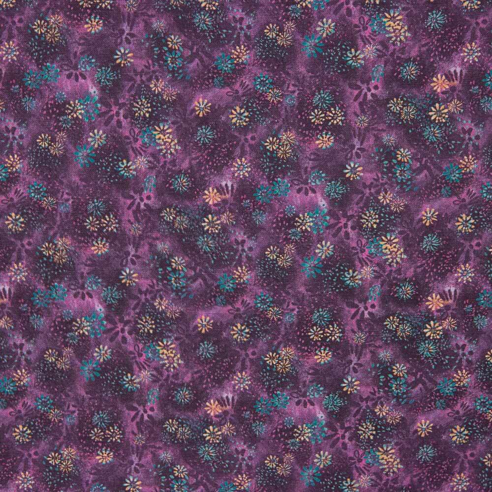 Patchwork Baumwolle Koralle Lila - Ribes y Casals