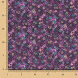 Patchwork Baumwolle Koralle Lila - Ribes y Casals