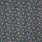 Patchwork Baumwolle Sea Star Blau - Ribes y Casals