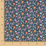 Patchwork Baumwolle Sea Star Blau - Ribes y Casals