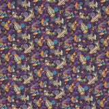 Patchwork Baumwolle Lila Fisch - Ribes y Casals