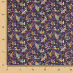 Patchwork Baumwolle Lila Fisch - Ribes y Casals