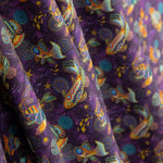 Patchwork Baumwolle Lila Fisch - Ribes y Casals