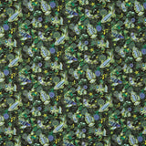 Patchwork Baumwolle Dunkelgrün Fisch - Ribes y Casals