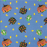 Patchwork-Baumwolle Vichy Cotton Dark Bauernhaus - Ribes y Casals