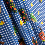 Patchwork-Baumwolle Vichy Cotton Dark Bauernhaus - Ribes y Casals