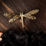 Goldene Libelle Flamingo-Haarkamm - Ribes y Casals