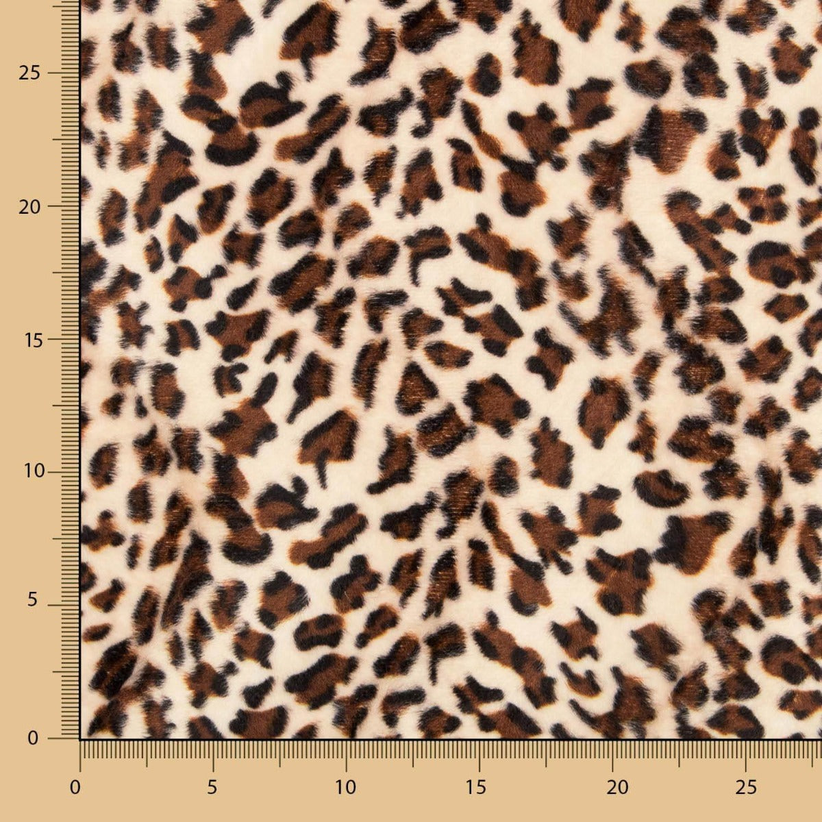 Leopard Tierhaar Retal - Verschiedene Größen x Breite 140 cm - Ribes y Casals