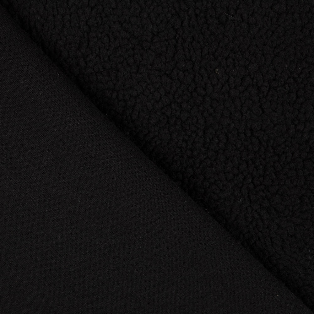 Stoffrest Lammfell schwarz – verschiedene Maße x Breite 140 cm - Ribes y Casals