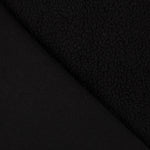 Stoffrest Lammfell schwarz – verschiedene Maße x Breite 140 cm - Ribes y Casals