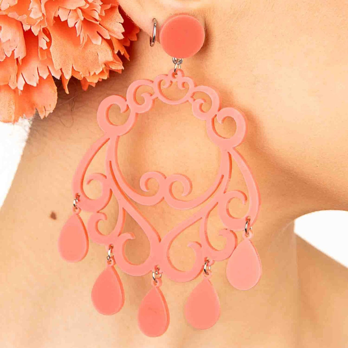 Mango Flamingo-Ohrringe - Ribes y Casals