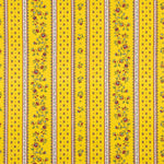 Perkal Baumwolle Provençal Gelb 65 x 160 cm - Ribes y Casals