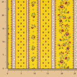 Perkal Baumwolle Provençal Gelb 65 x 160 cm - Ribes y Casals