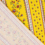 Perkal Baumwolle Provençal Gelb 65 x 160 cm - Ribes y Casals