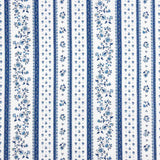 Perkal Baumwolle Provencal Blau - Ribes y Casals