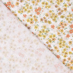 Perkal mit Blumendruck Warm - Ribes y Casals