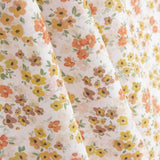 Perkal mit Blumendruck Warm - Ribes y Casals