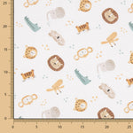 Kinder-Perkal-Retal Dschungel-Tiere 55 x 140 cm - Ribes y Casals