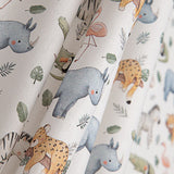 Bedrucktes Perkal mit „Wild Safari“-Muster - Ribes y Casals