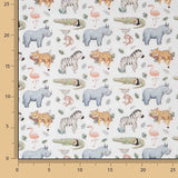 Bedrucktes Perkal mit „Wild Safari“-Muster - Ribes y Casals