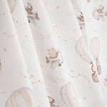Bedrucktes Perkal mit kleinen Piloten, Beige - Ribes y Casals