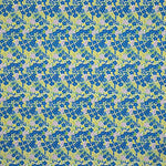 Bedrucktes Perkal „Garten Blau Klein“ - Ribes y Casals