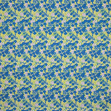 Bedrucktes Perkal „Garten Blau Klein“ - Ribes y Casals
