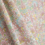 Bedrucktes Perkal „Garten von Versailles“ in Pastellrosa - Ribes y Casals
