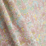 Bedrucktes Perkal „Garten von Versailles“ in Pastellrosa - Ribes y Casals
