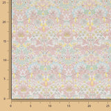 Bedrucktes Perkal „Garten von Versailles“ in Pastellrosa - Ribes y Casals
