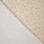 Bedrucktes Perkal mit Frühlingsgänseblümchen-Motiv, Beige - Ribes y Casals